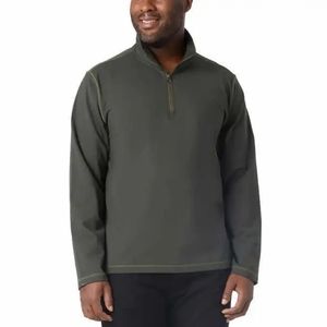 32 degrees mens sweater shirt 1/4 zipper size XL dark green